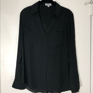 Express Black Portofino Shirt